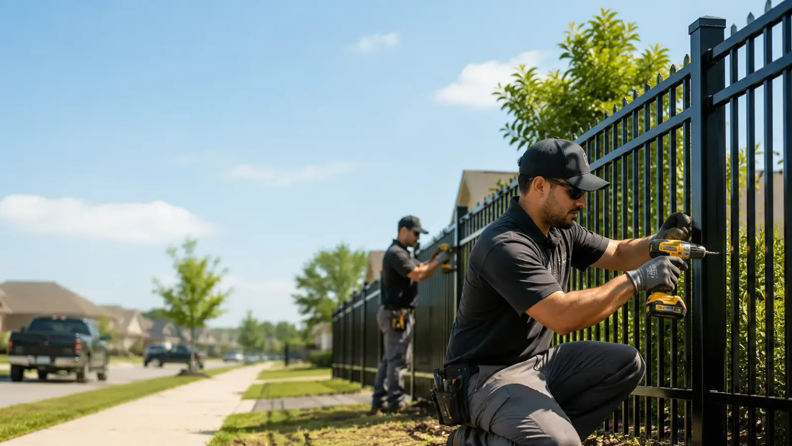 Metal Fence Installation in Riverdale, NE